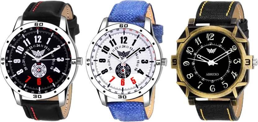 Men's Analog Watches - Combo of 3 Stylish Collection for Everyday Wear