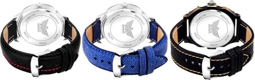 Men's Analog Watches - Combo of 3 Stylish Collection for Everyday Wear