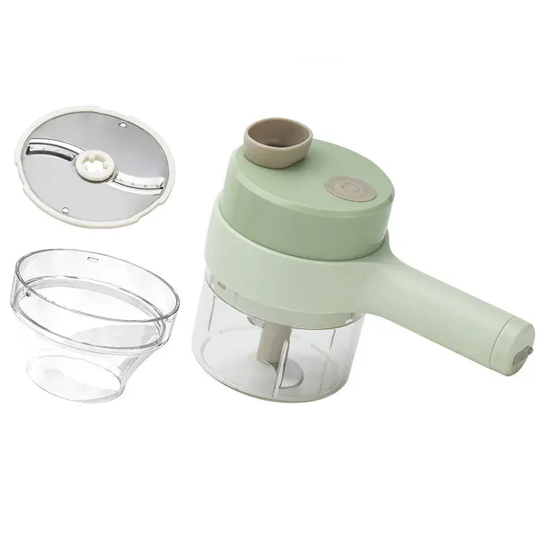 Wireless Mini Electric Food Chopper - Garlic Mincer USB Vegetable Slicer