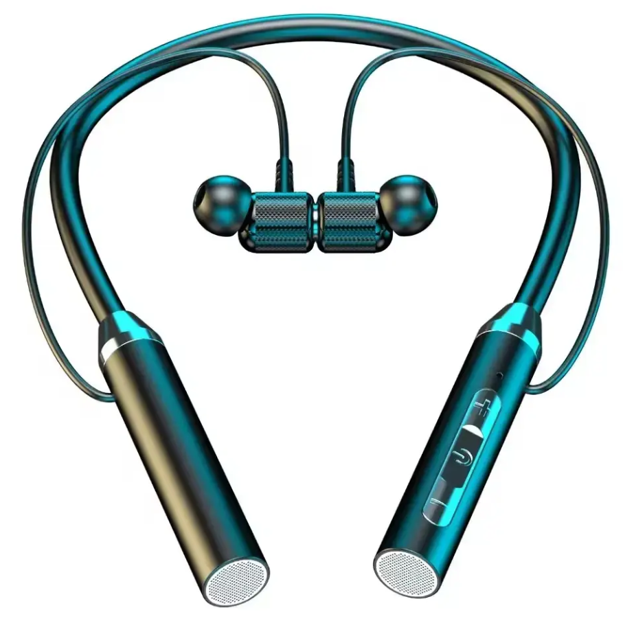 Waterproof Neckband Earbuds | 9D Stereo Magnetic Neckband Headphones with Mic