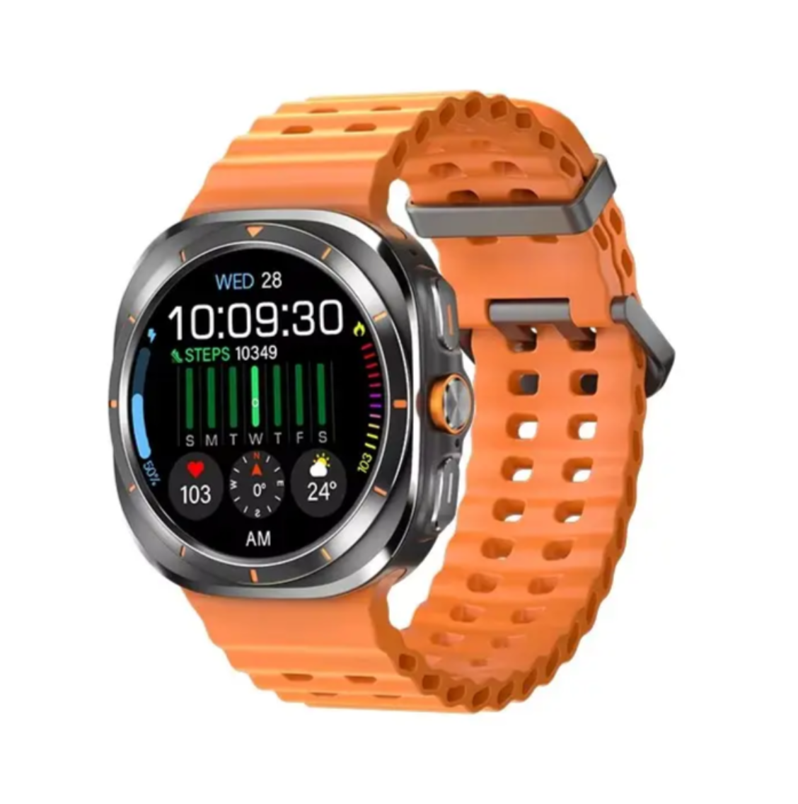 Ultra Premium Smartwatch | GPS, NFC, 24/7 Health & Fitness Tracking | IP68 Waterproof