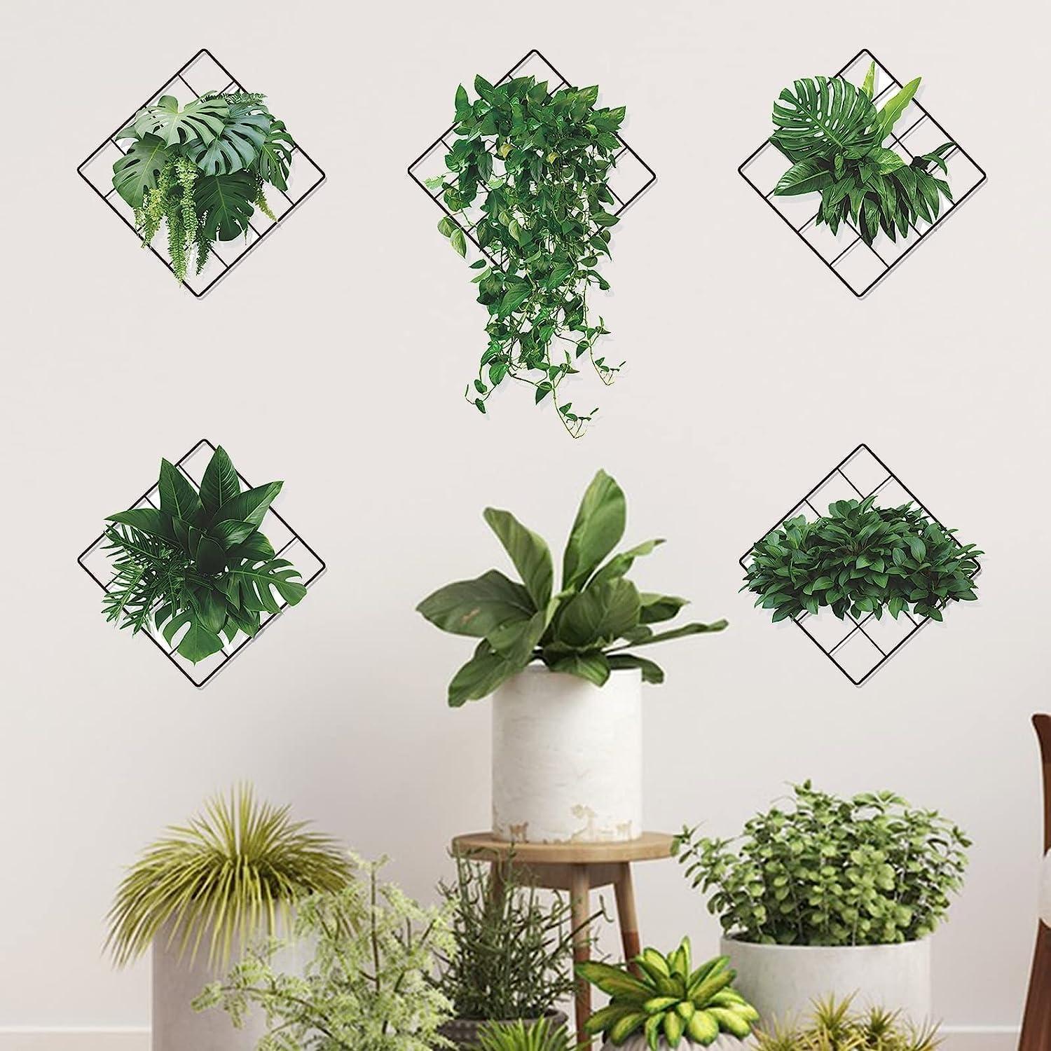 Leaves Design Vinyl Wall Sticker (Set of 5)
