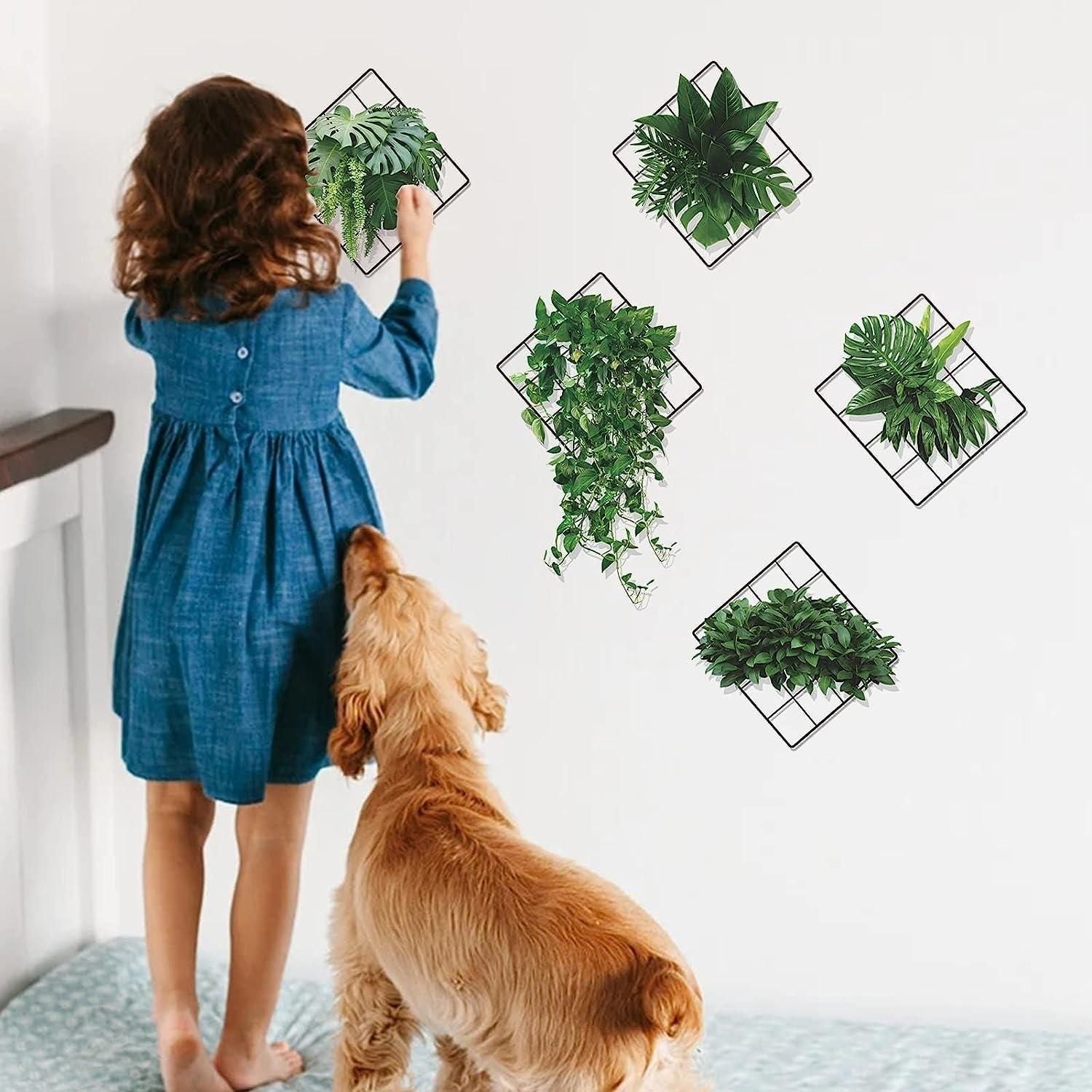 Leaves Design Vinyl Wall Sticker (Set of 5)