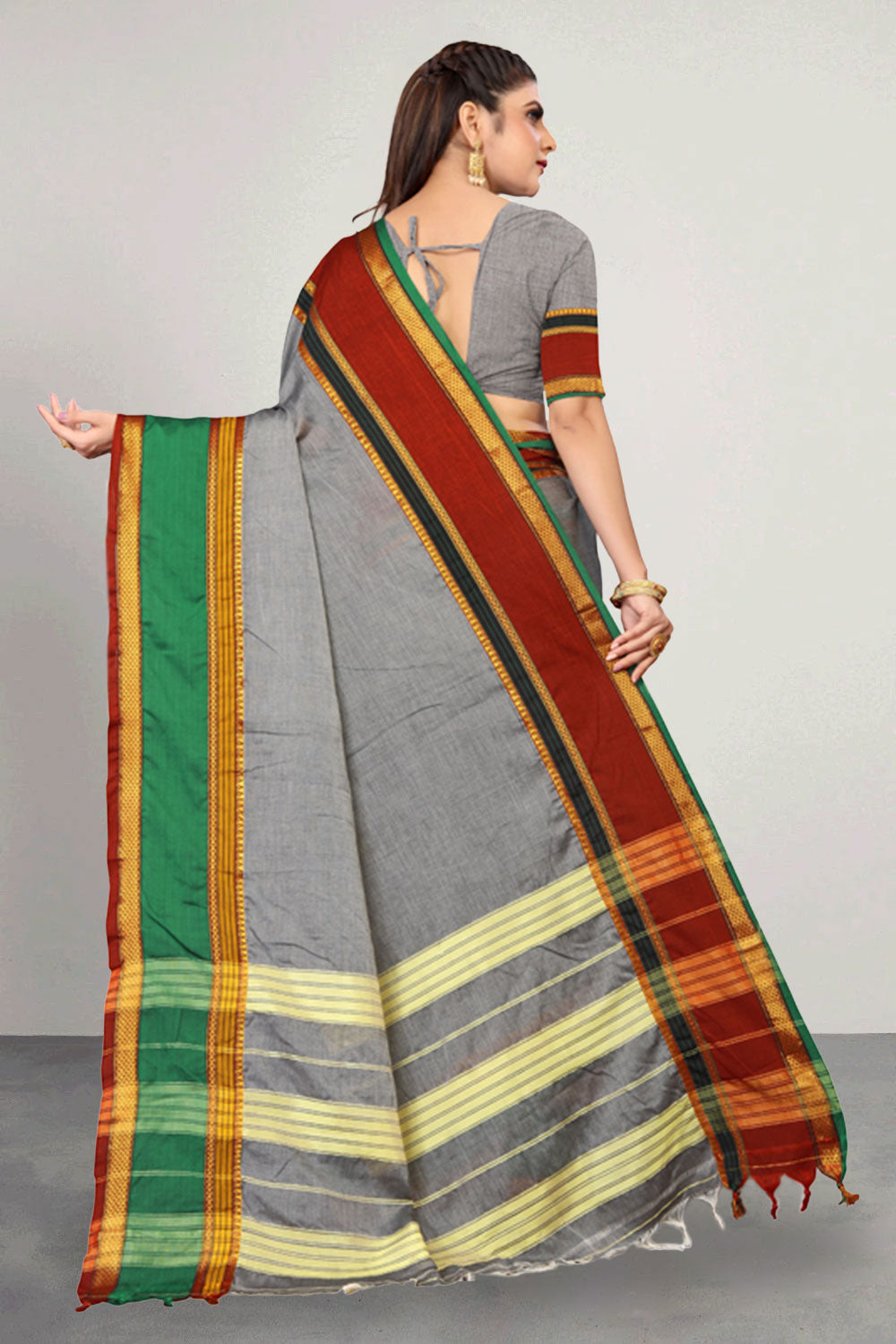 Mercerized Saree For Women - Ganga Jamuna Collection