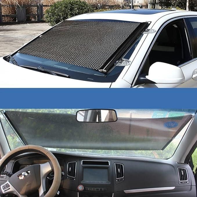 Automatic Car Curtain Sun Shade for UV Protection | Easy Install Auto Sunshade