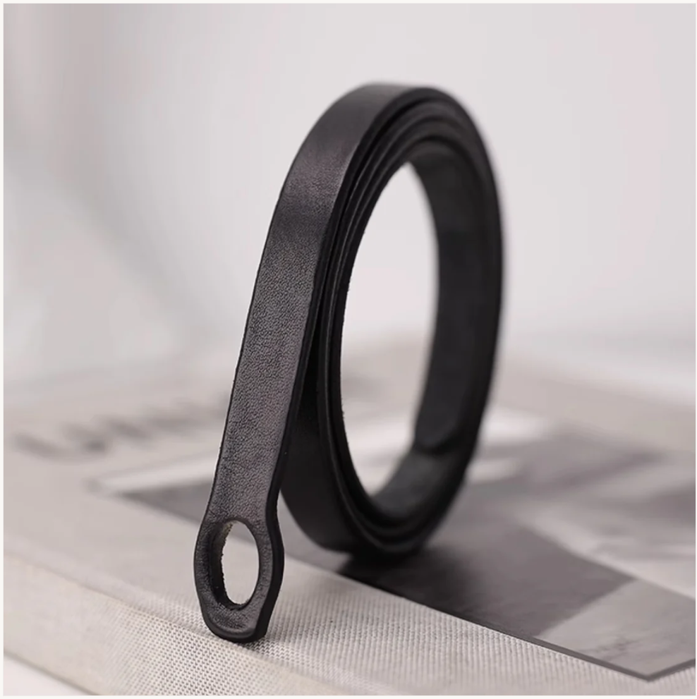 French Vintage Triple-Wrap Knot Belt – Handmade, No-Buckle Adjustable Waist Belt for Women