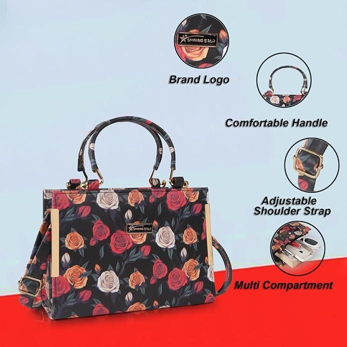 "Timeless Chic: Women's Purse Handbag in Classic Black - Versatile & Elegant"