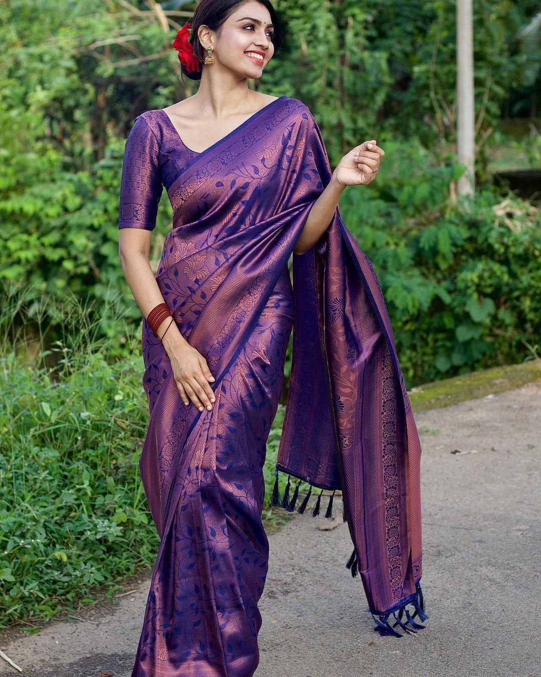 Women's Wedding Special Jacquard Saree