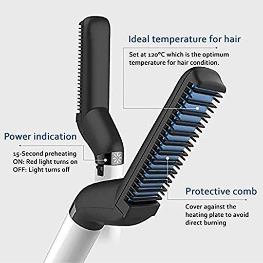 COMB & BEARD STRAIGHTENER FOR MEN