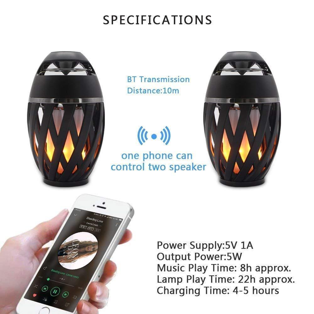 PORTABLE WIRELESS BLUETOOTH SPEAKER LAMP