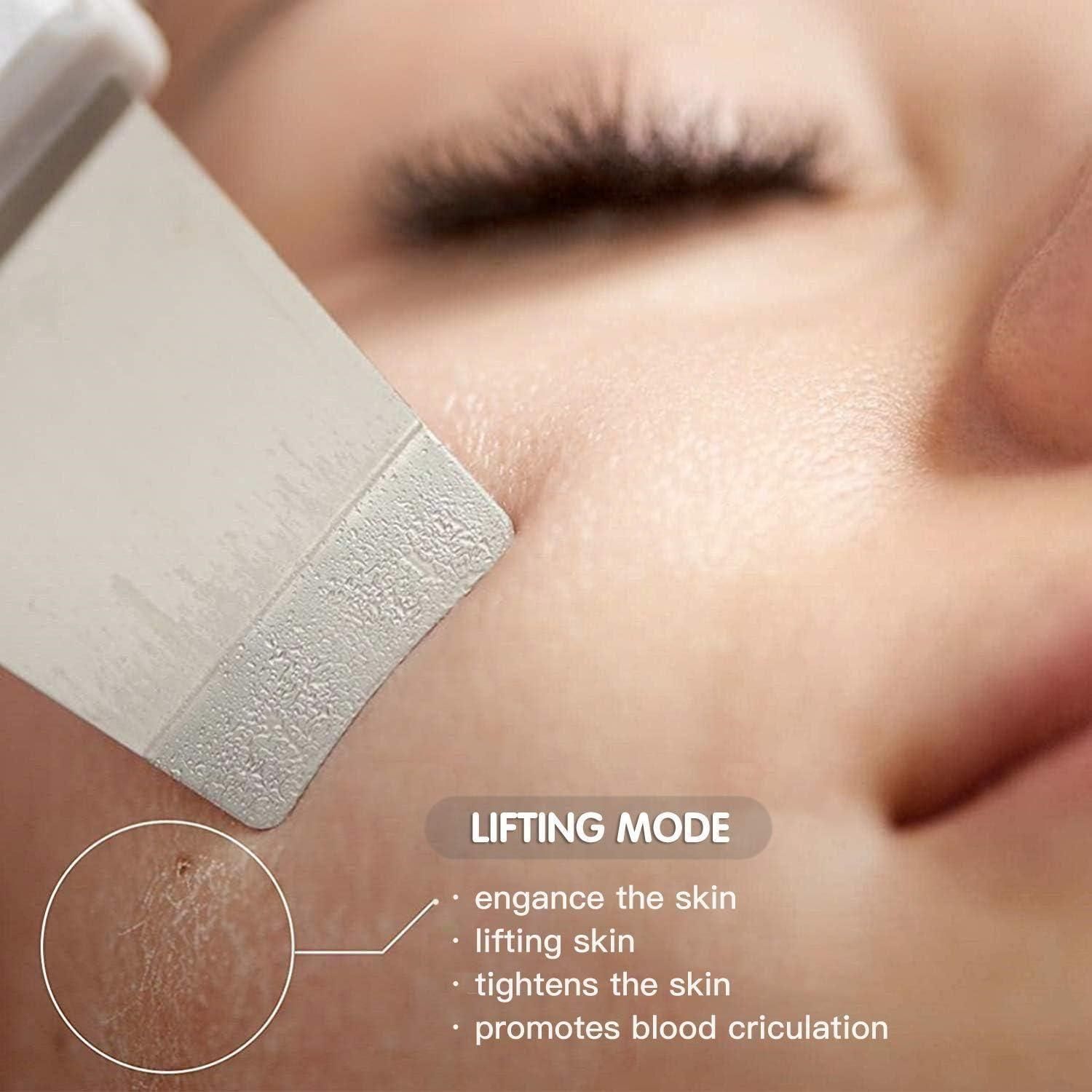 Ultimate Skin Care: Ultrasonic Spatula Lon EMS Electric Face Scraper Pore Cleanser