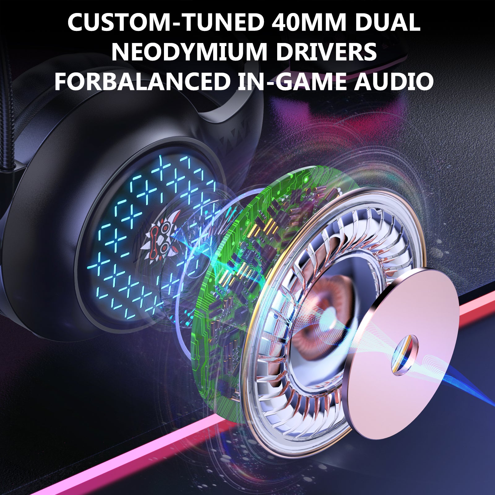Wired Stereo Gaming Headset Gamer Headphones